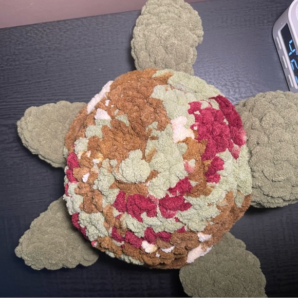 Turtle Plush - Handmade Multi colour Shell - Picture 4 of 4